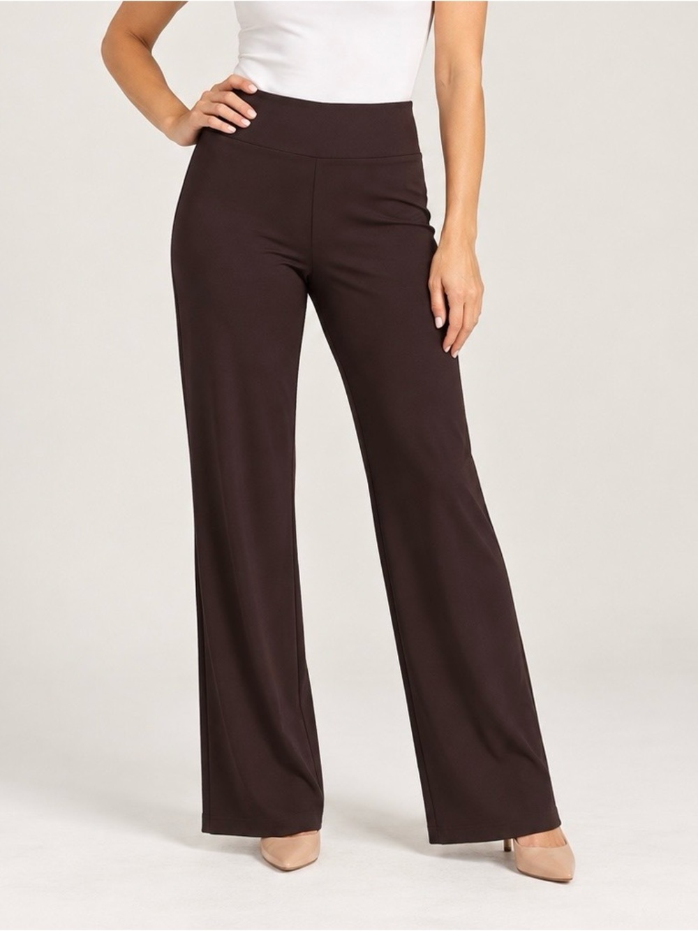 Boston Proper Travel Collection Pants – Size XL – Chocolate Brown
